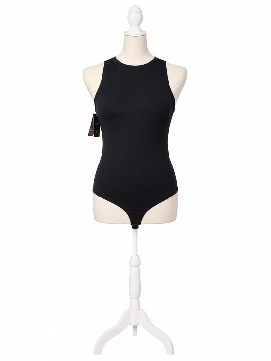 Auden Tops - Auden Black Sleeveless High-Neck Bodysuit